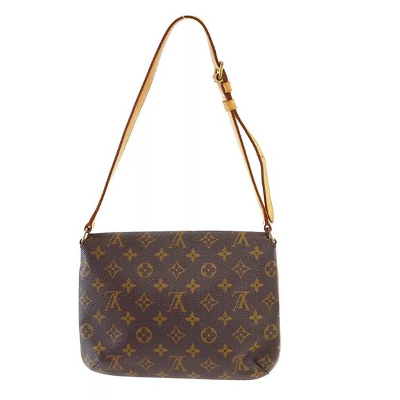 AUTHENTICITY GUARANTEED Louis Vuitton MONOGRAM MUSETTE TANGO SHORT SHOULDER BAG - Picture 2 of 8